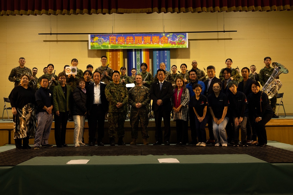 III Marine Expeditionary Force Band Performs At Camp Ishigaki For The First Time