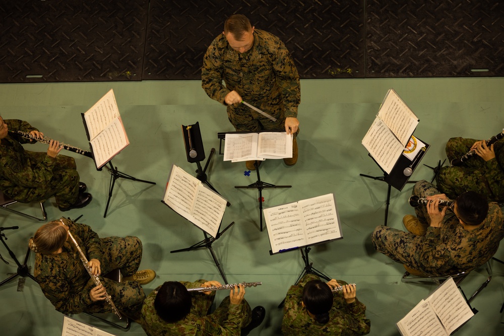 III Marine Expeditionary Force Band Performs At Camp Ishigaki For The First Time