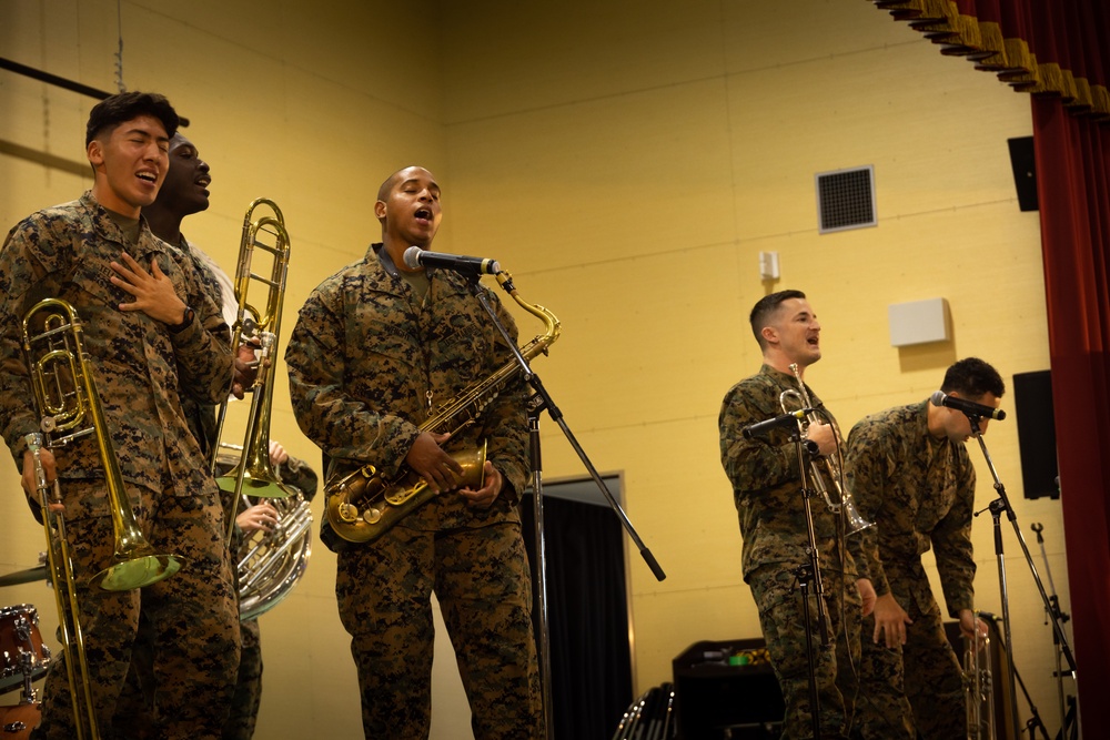 III Marine Expeditionary Force Band Performs At Camp Ishigaki For The First Time