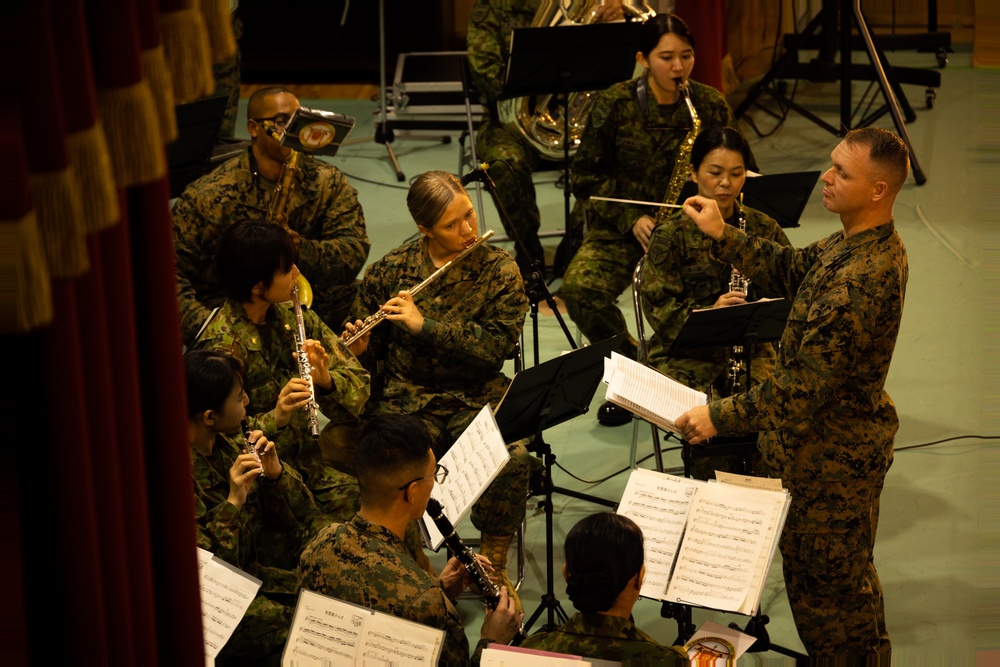 III Marine Expeditionary Force Band Performs At Camp Ishigaki For The First Time