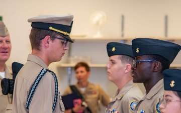 JRM Leadership Meets with JROTC at Guam High School