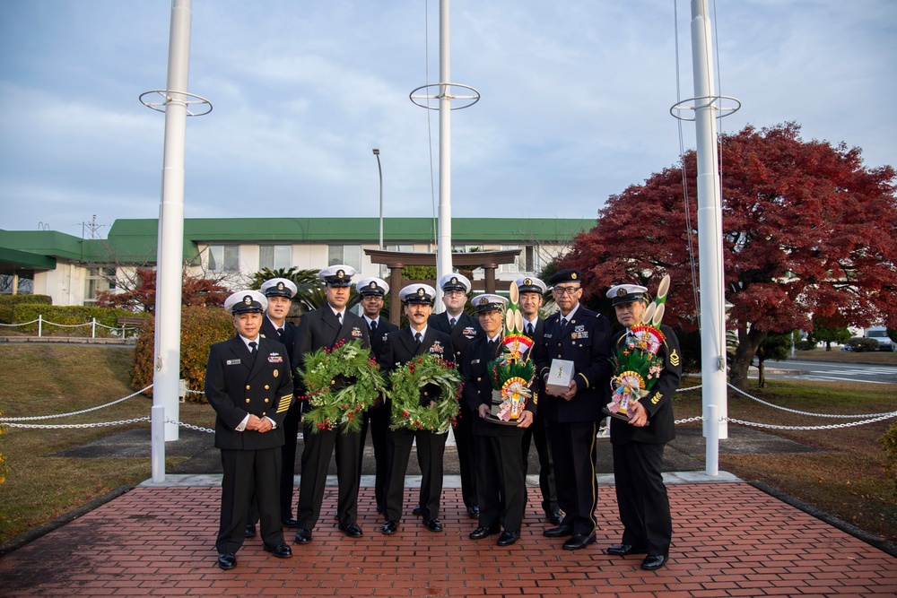 CFAS and JMSDF Wreath/Kadomatsu Exchange 2024