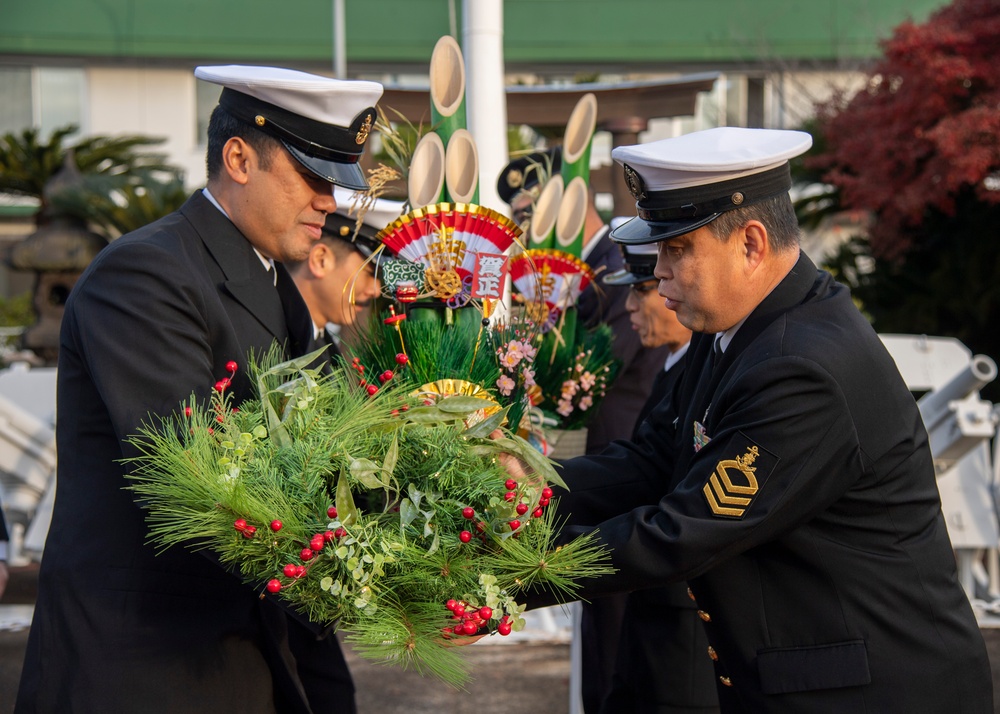 CFAS and JMSDF Wreath/Kadomatsu Exchange 2024