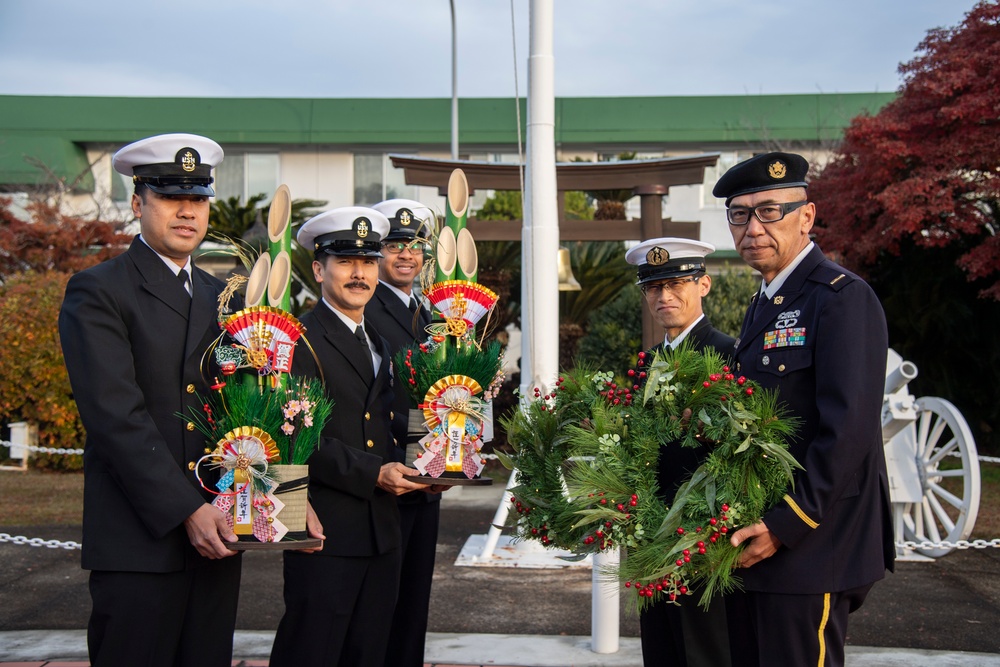 CFAS and JMSDF Wreath/Kadomatsu Exchange 2024