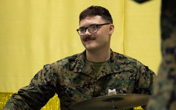 III Marine Expeditionary Force And Japan Ground Self-Defence Force Band Perform Together At Camp Yonaguni