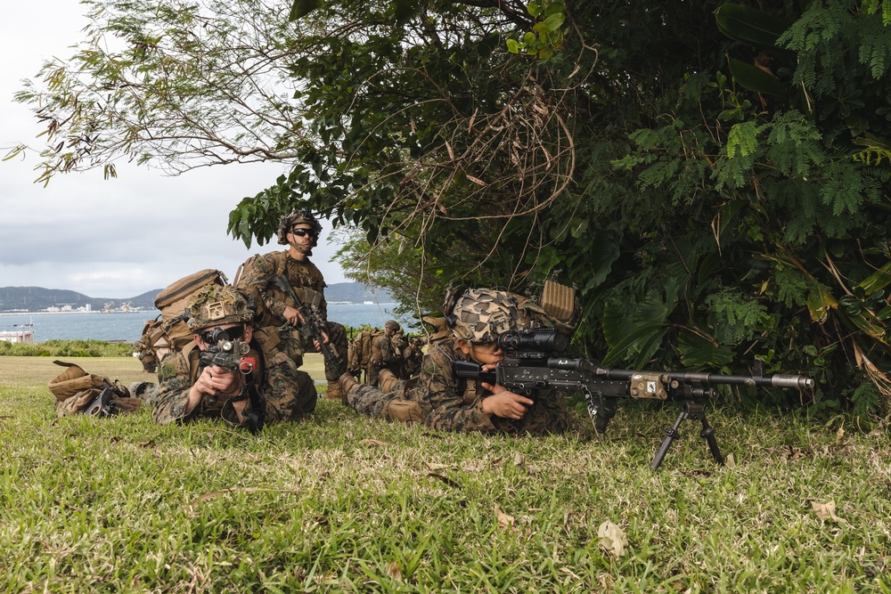 Marines with the 31st Marine Expeditionary Unit conduct embassy reinforcement exercise