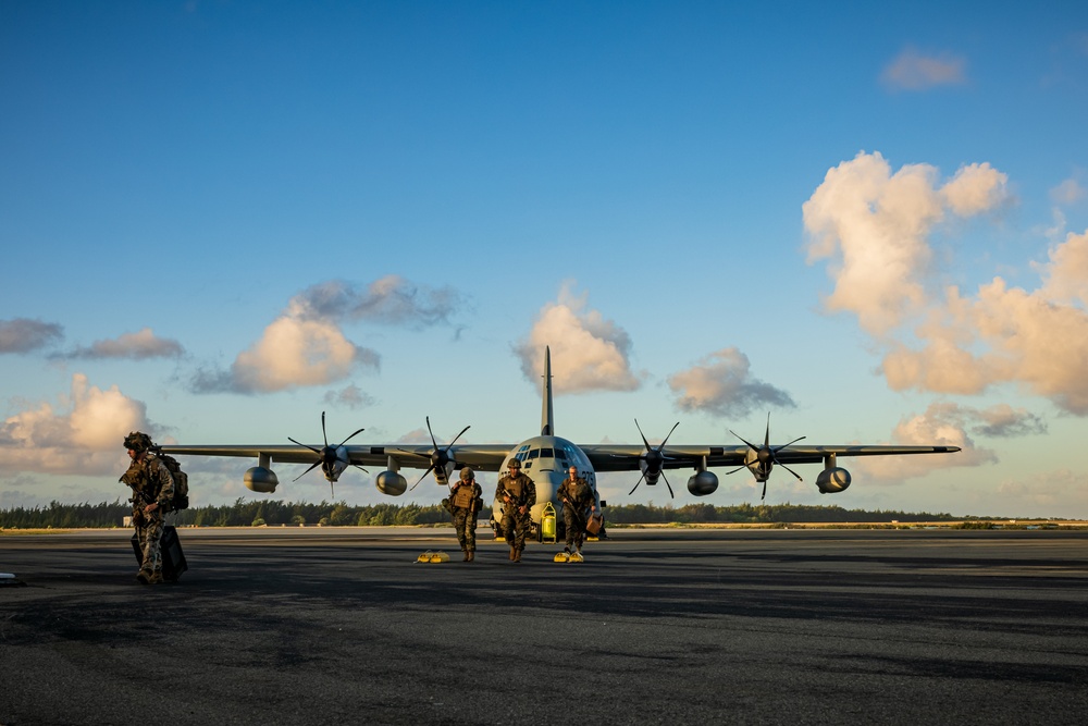 12th LAAB Rehearses a Long-Range Tactical Air Surveillance Raid on Wake Island