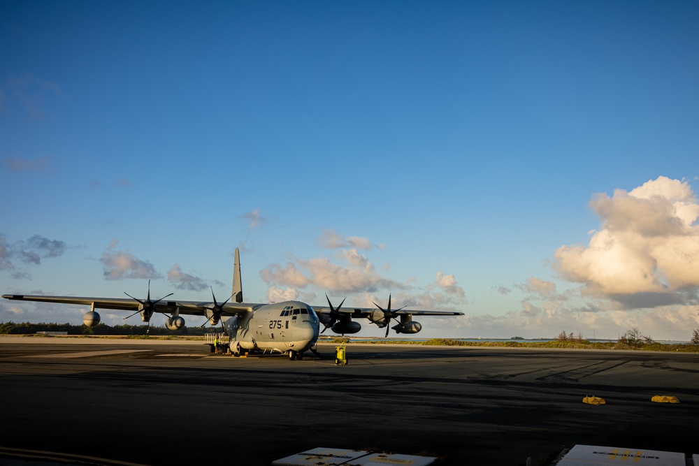 12th LAAB Rehearses a Long-Range Tactical Air Surveillance Raid on Wake Island