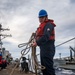 USS Sterett conducts routine operations as part of the Carl Vinson Carrier Strike Group