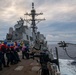 USS Sterett conducts routine operations as part of the Carl Vinson Carrier Strike Group