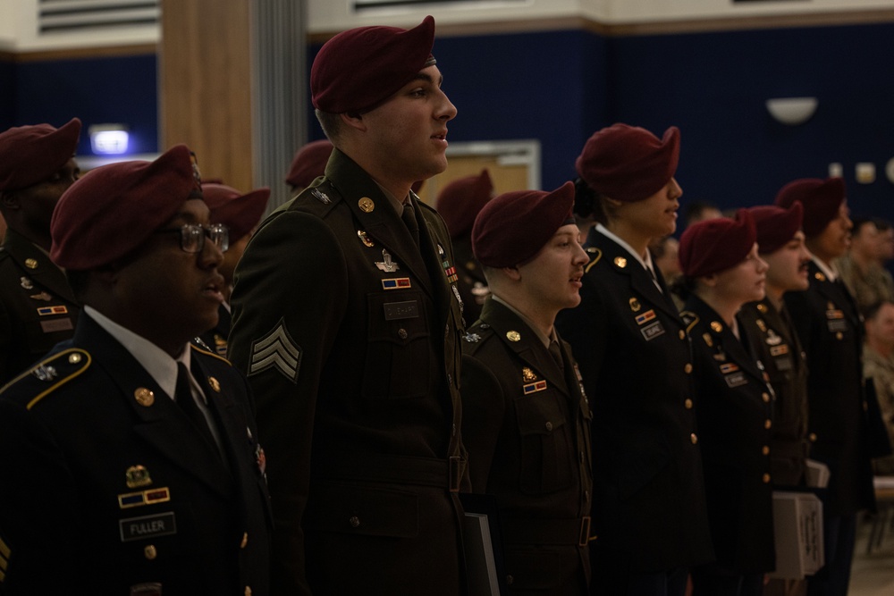 173rd Airborne Brigade hosts noncommissioned officer induction ceremony for Vicenza Military Community