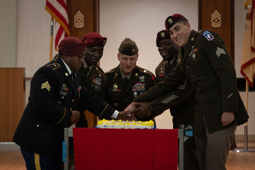 173rd Airborne Brigade hosts noncommissioned officer induction ceremony for Vicenza Military Community