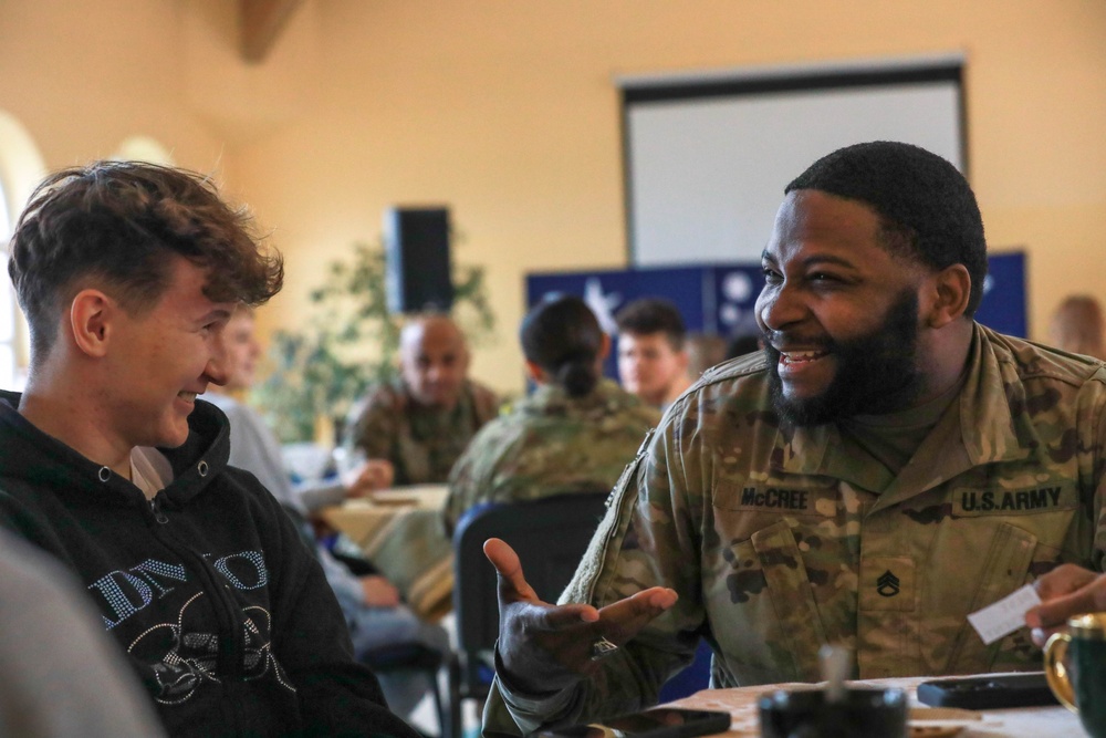 U.S. Soldiers Forge Meaningful Connections with Polish Students Through Language Exchange