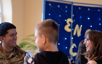 U.S. Soldiers Forge Meaningful Connections with Polish Students Through Language Exchange