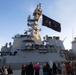 USS Bulkeley arrives in Rota, Spain from deplyoment.