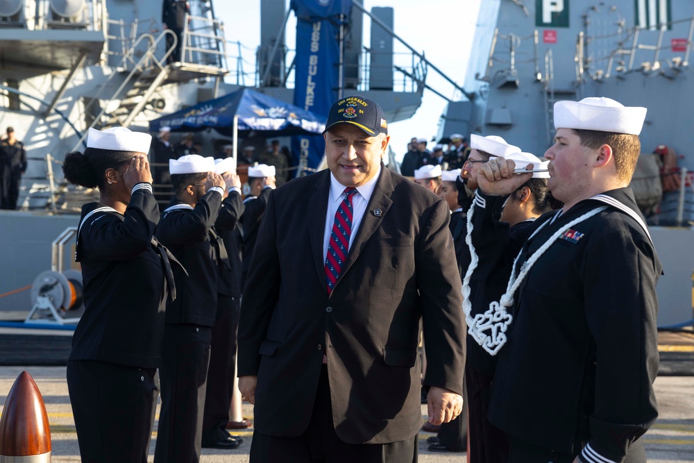 USS Bulkeley arrives in Rota, Spain from deplyoment.