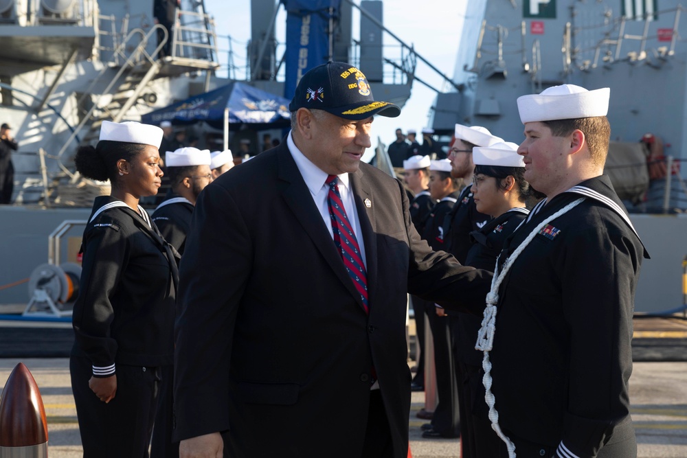 USS Bulkeley arrives in Rota, Spain from deplyoment.