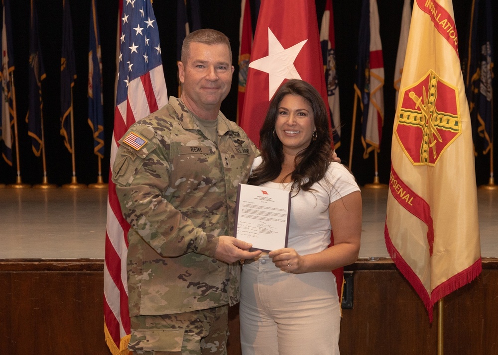 Why I Serve - Picatinny spouse, former Miss USA pageant competitor, recognized for role in Month of the Military Child celebration