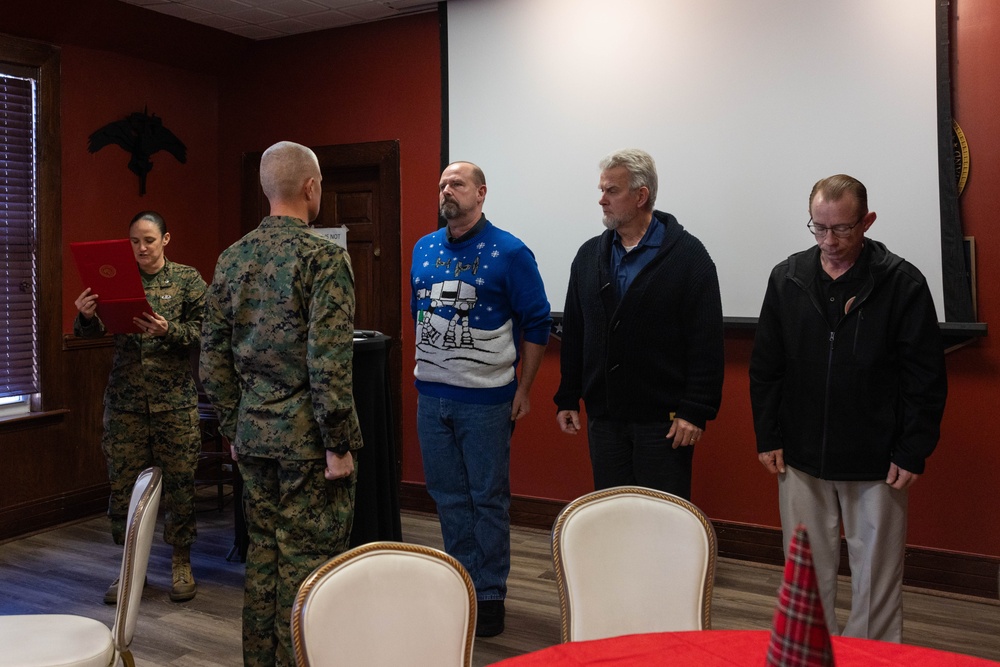 Marine Corps Combat Service Support Schools hosts civilian town hall