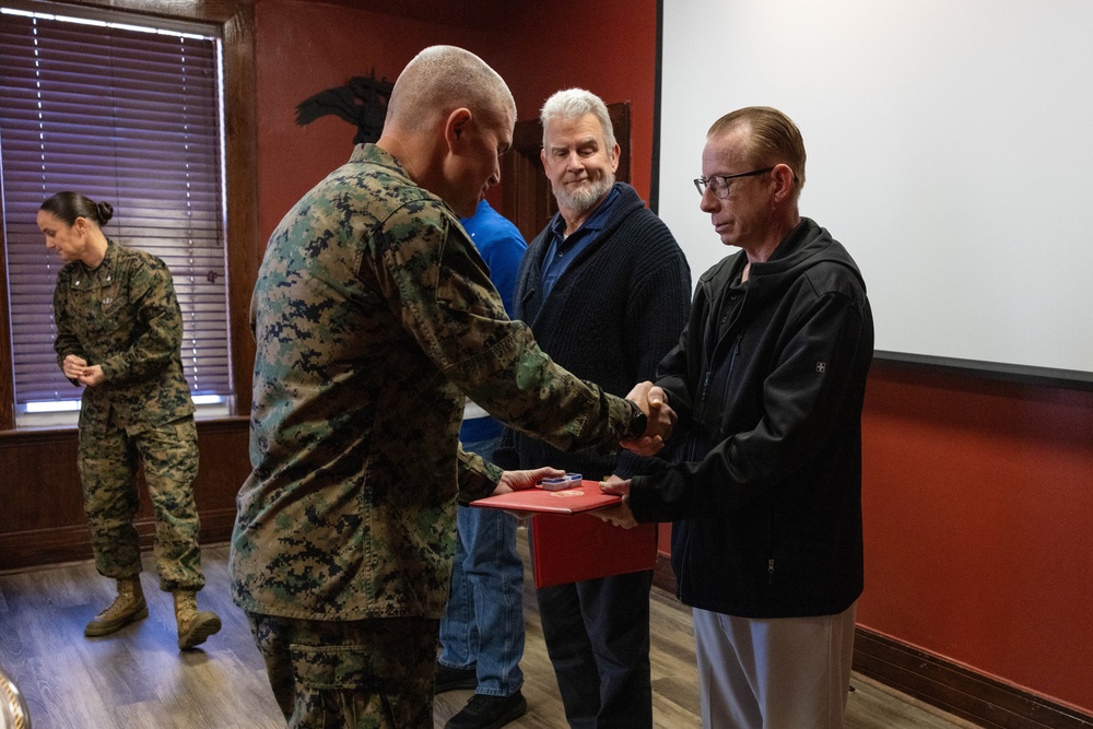 Marine Corps Combat Service Support Schools hosts civilian town hall