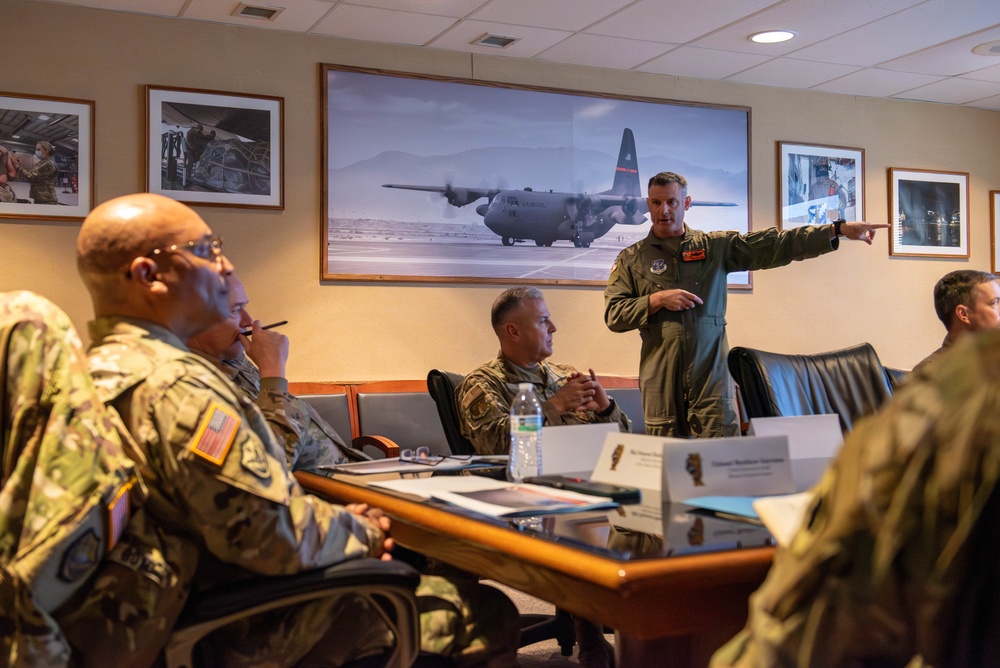 Illinois Adjutant General Visits 182nd Airlift Wing