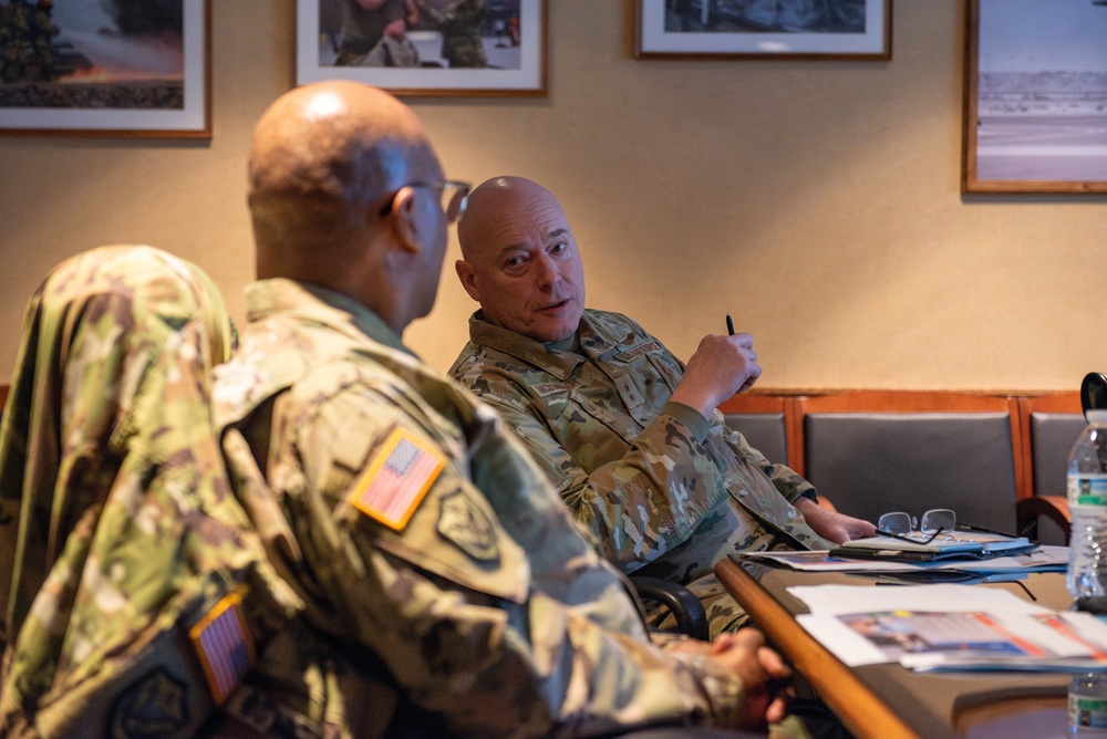 Illinois Adjutant General Visits 182nd Airlift Wing