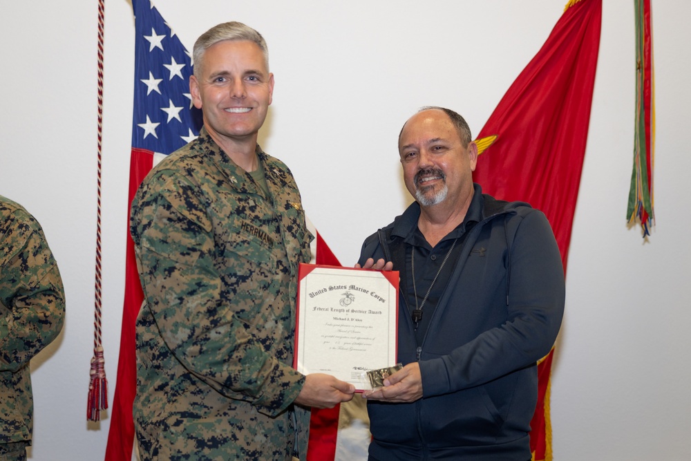 MCAS Miramar awards employees with the Federal Length of Service Award