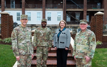 JBAB command team gather for photo