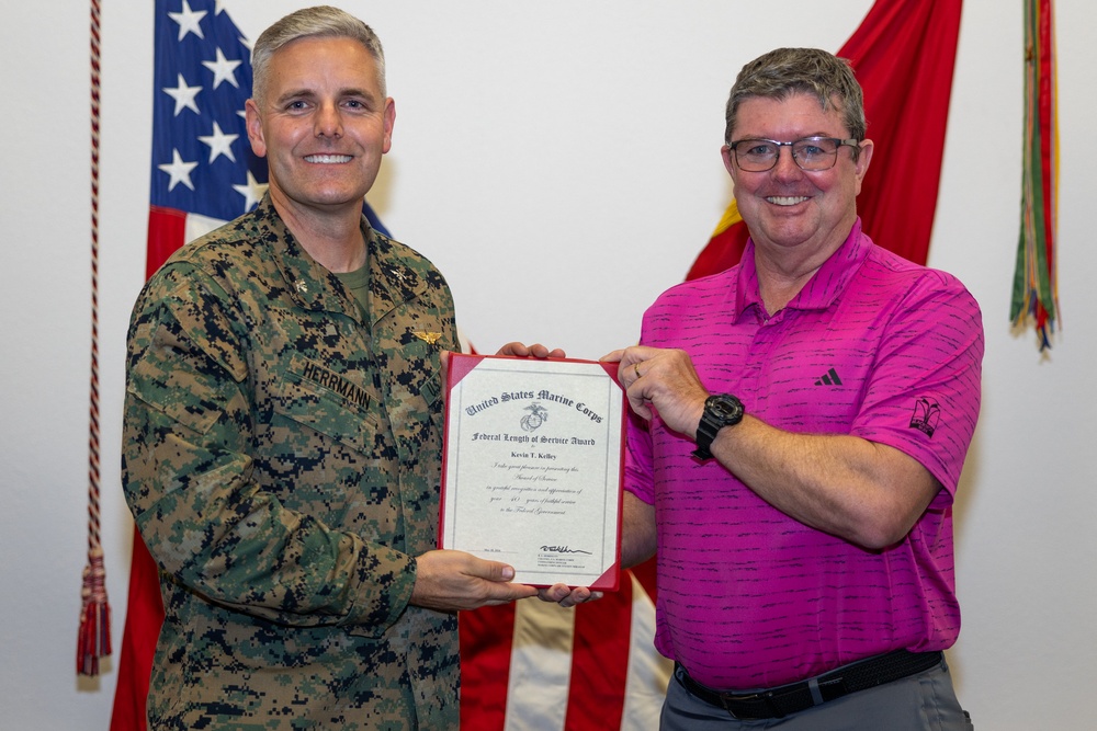 MCAS Miramar awards employees with the Federal Length of Service Award