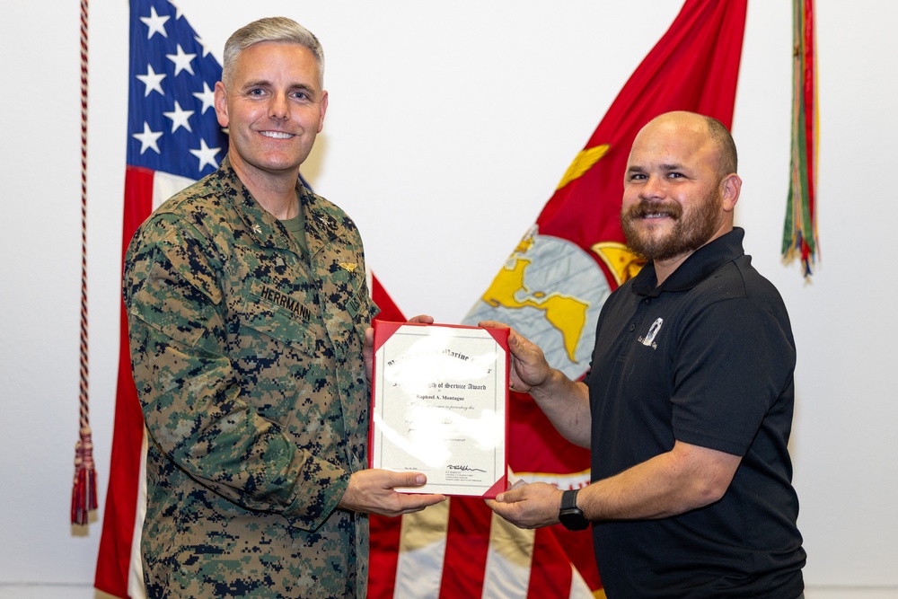 MCAS Miramar awards employees with the Federal Length of Service Award