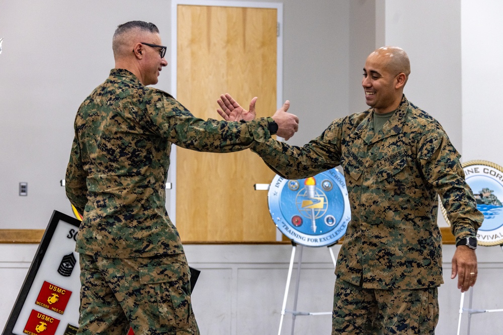 Marine Corps Combat Service Support Schools Relief and Appointment Ceremony