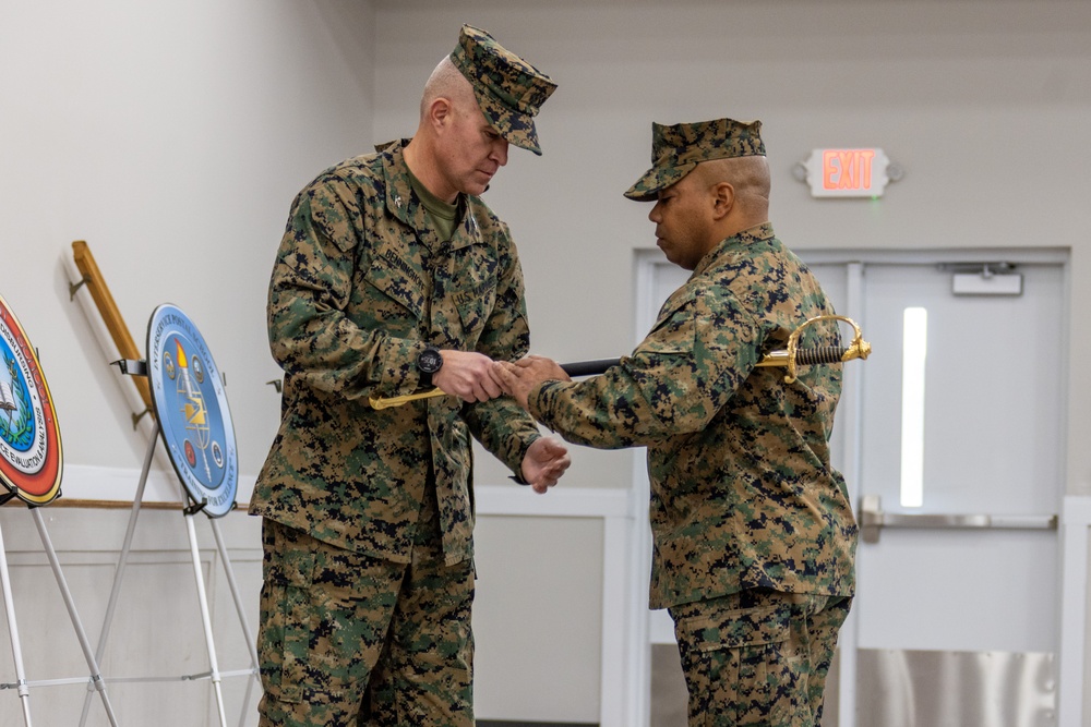 Marine Corps Combat Service Support Schools Relief and Appointment Ceremony