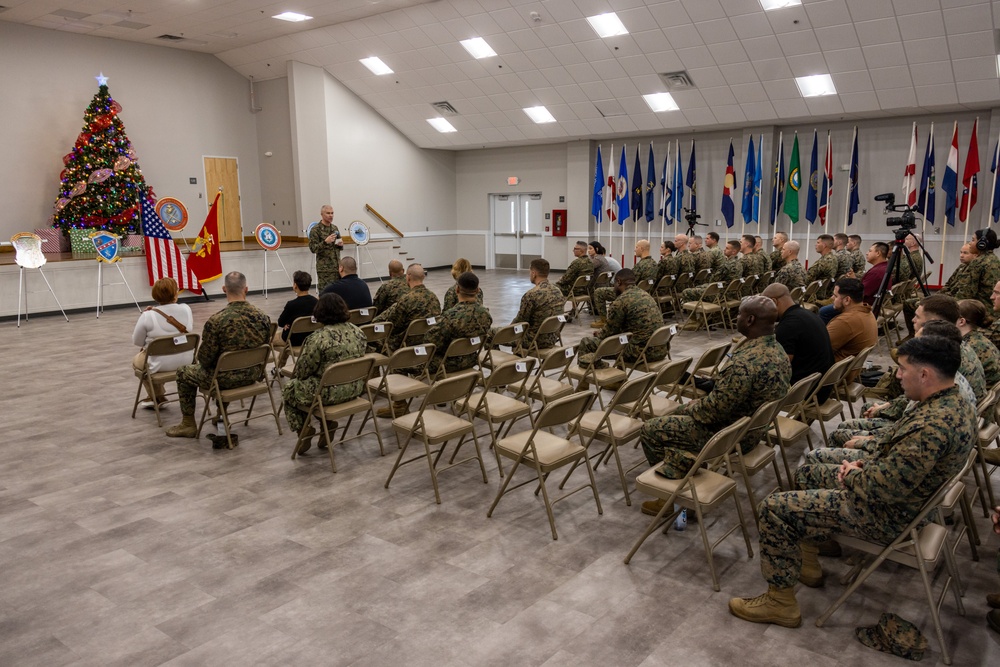 Marine Corps Combat Service Support Schools Relief and Appointment Ceremony