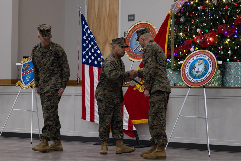 Marine Corps Combat Service Support Schools Relief and Appointment Ceremony