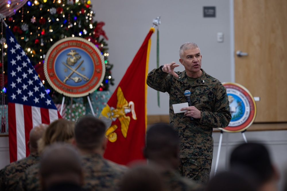 Marine Corps Combat Service Support Schools Relief and Appointment Ceremony