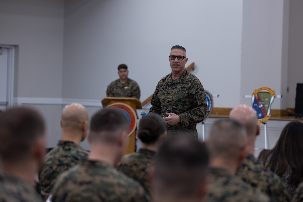 Marine Corps Combat Service Support Schools Relief and Appointment Ceremony