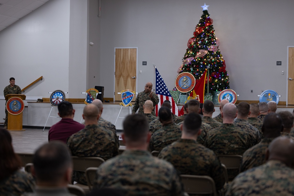 Marine Corps Combat Service Support Schools Relief and Appointment Ceremony