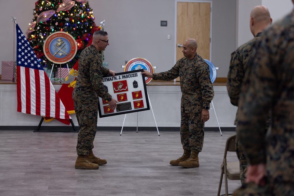 Marine Corps Combat Service Support Schools Relief and Appointment Ceremony