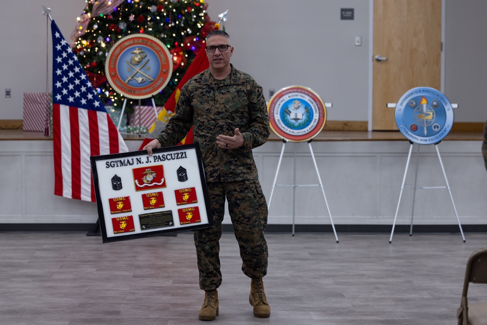 Marine Corps Combat Service Support Schools Relief and Appointment Ceremony