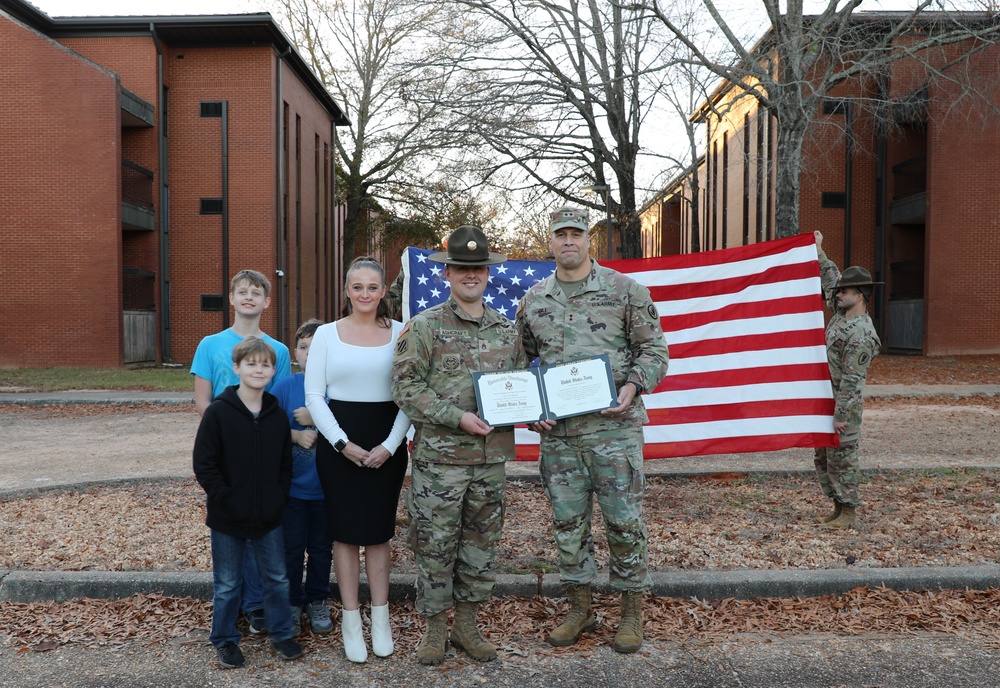 SSG Ashcraft Reenlistment