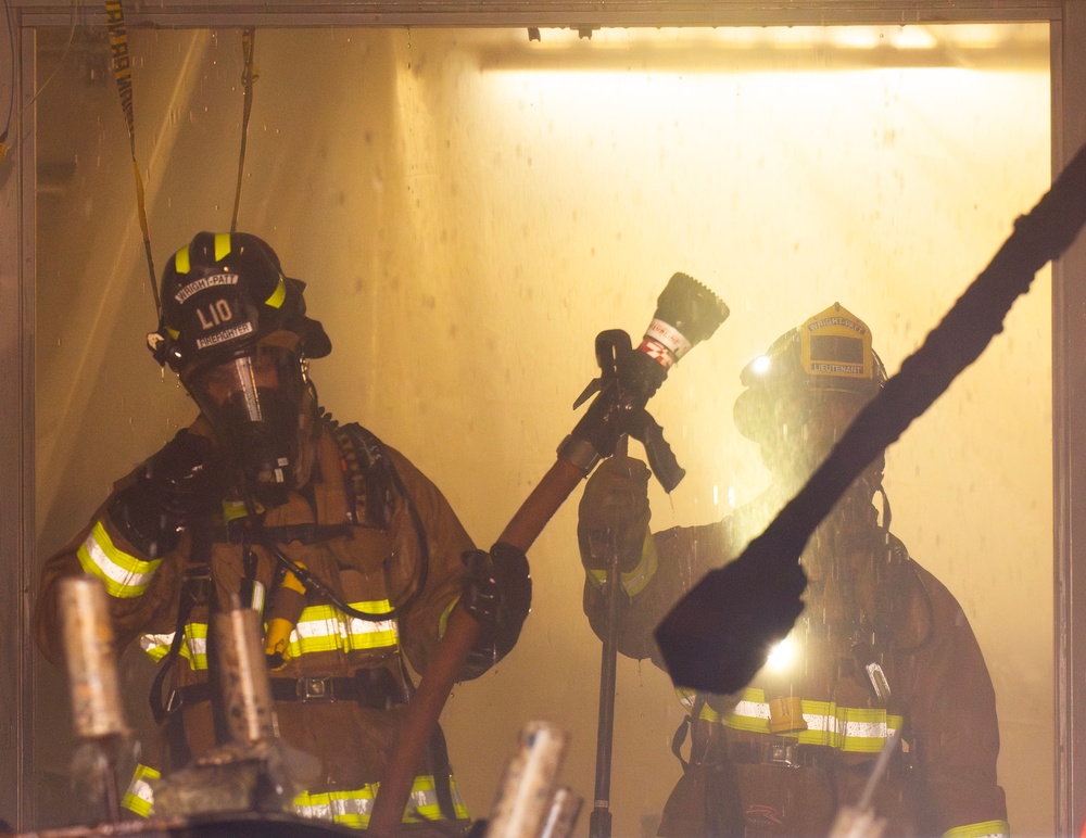 Wright-Patt Fire Department responds to fire on base.