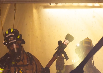 Wright-Patt Fire Department responds to fire on base.