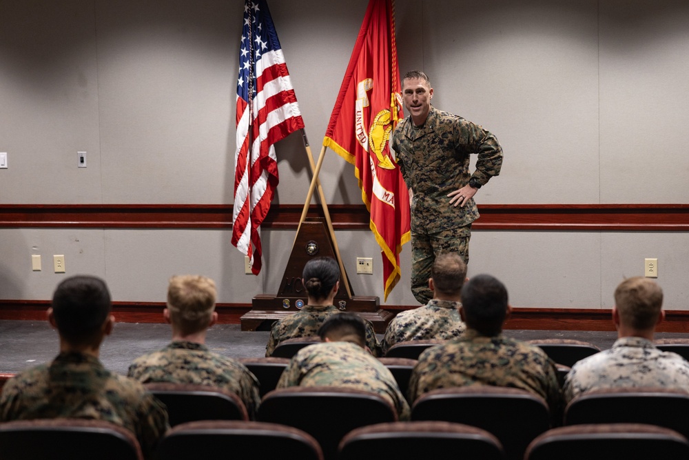 Logistics Operations School Headquarters Company Change of Command Ceremony