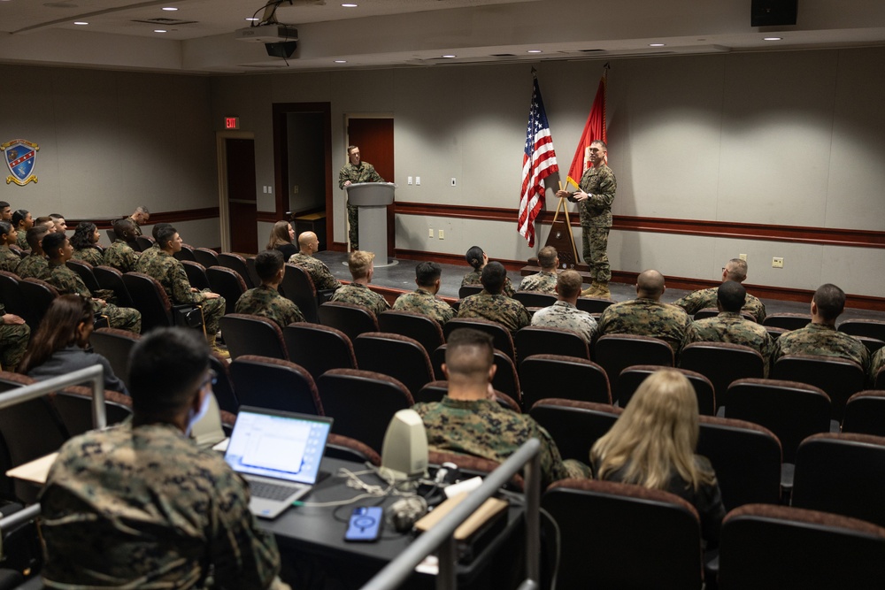 Logistics Operations School Headquarters Company Change of Command Ceremony