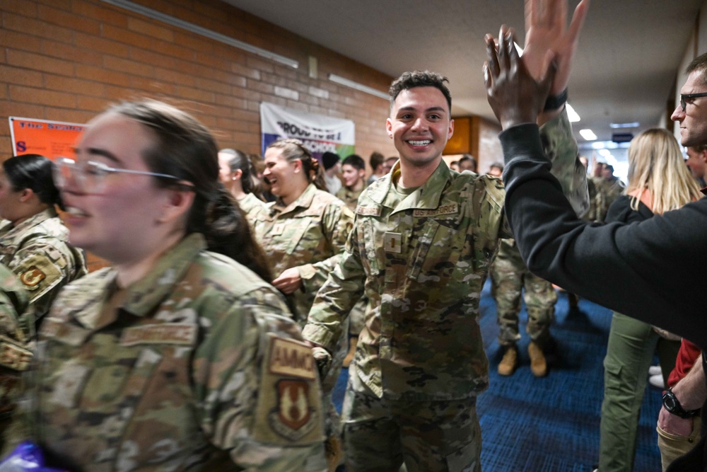 Hill Airmen celebrated at local junior high