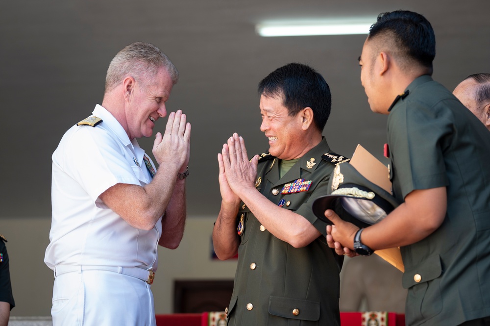 USINDOPACOM commander visits Royal Cambodian Armed Forces Headquarters