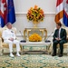 USINDOPACOM commander meets with Cambodian Prime Minister