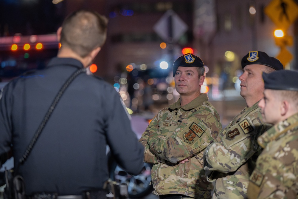 124th Security Forces Shine Their Lights for Kids in the Hospital