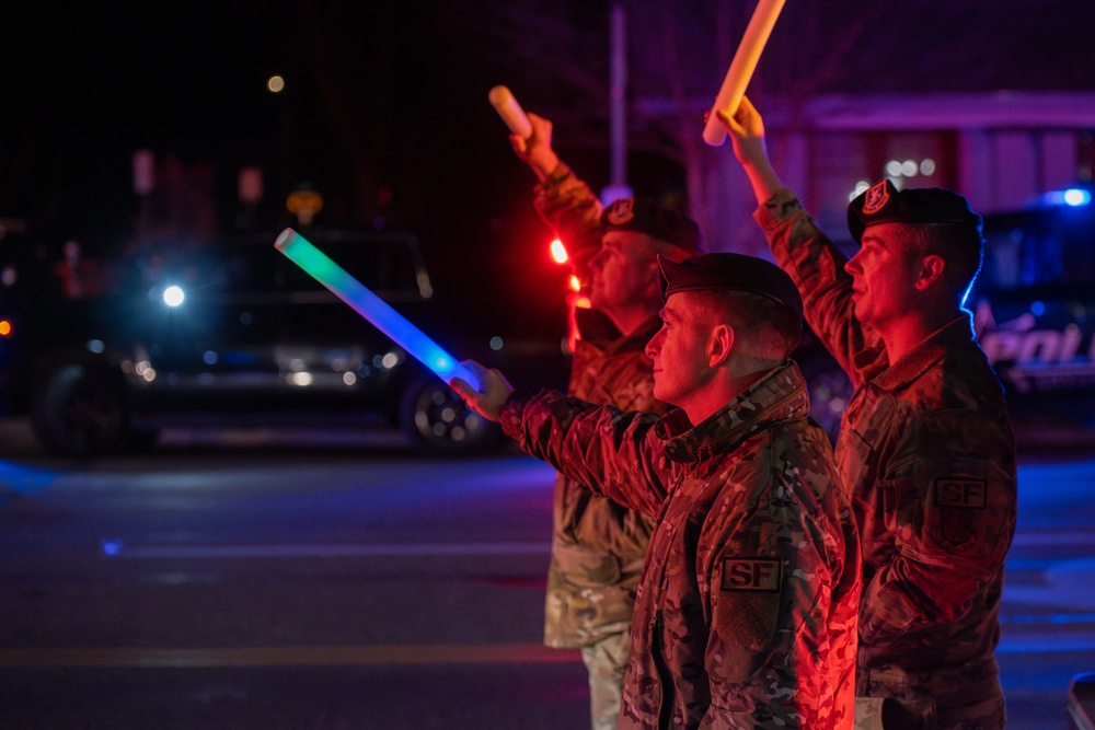 124th Security Forces Shine Their Lights for Kids in the Hospital