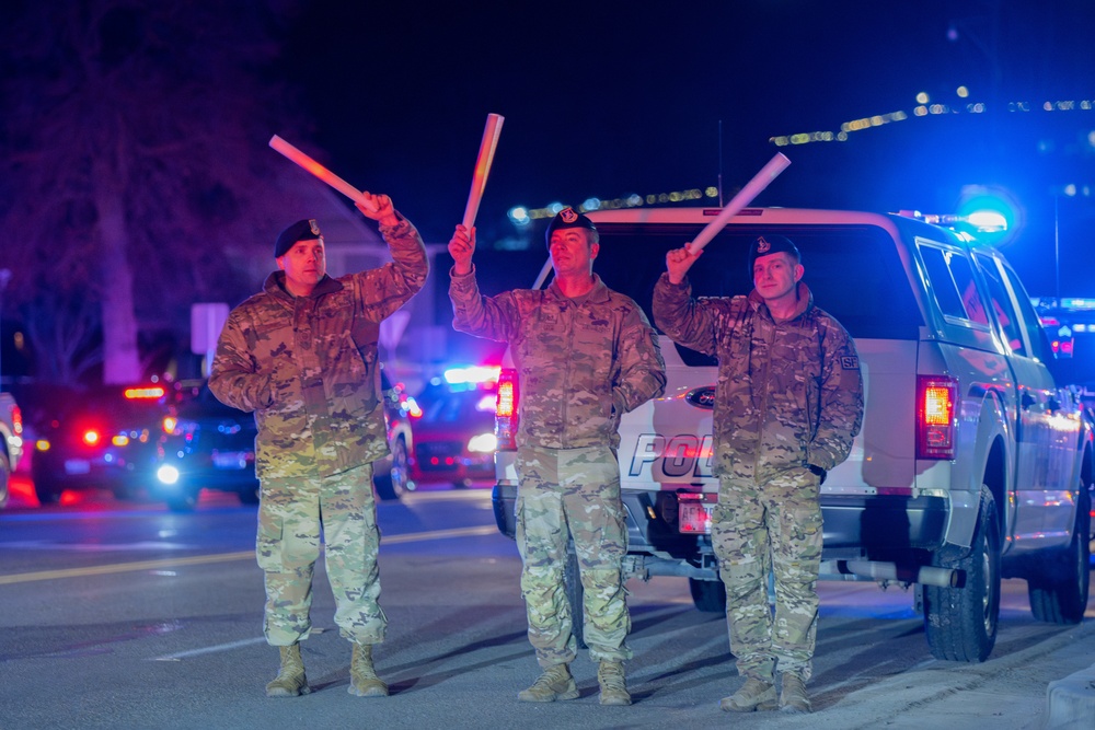 124th Security Forces Shine Their Lights for Kids in the Hospital